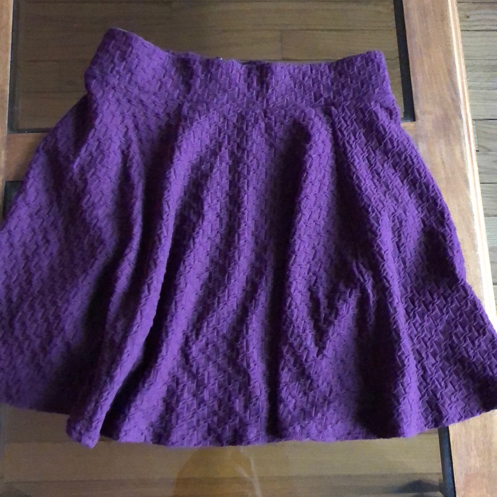 H&M Purple Skater Skirt